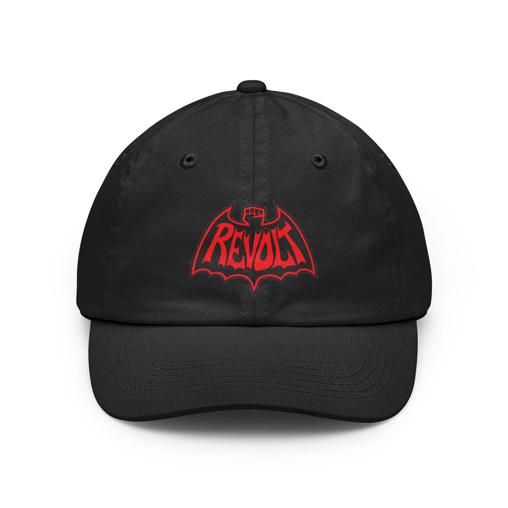 Revolt Bat-Fist Logo Dad Hat — Retro Punk Baseball Cap