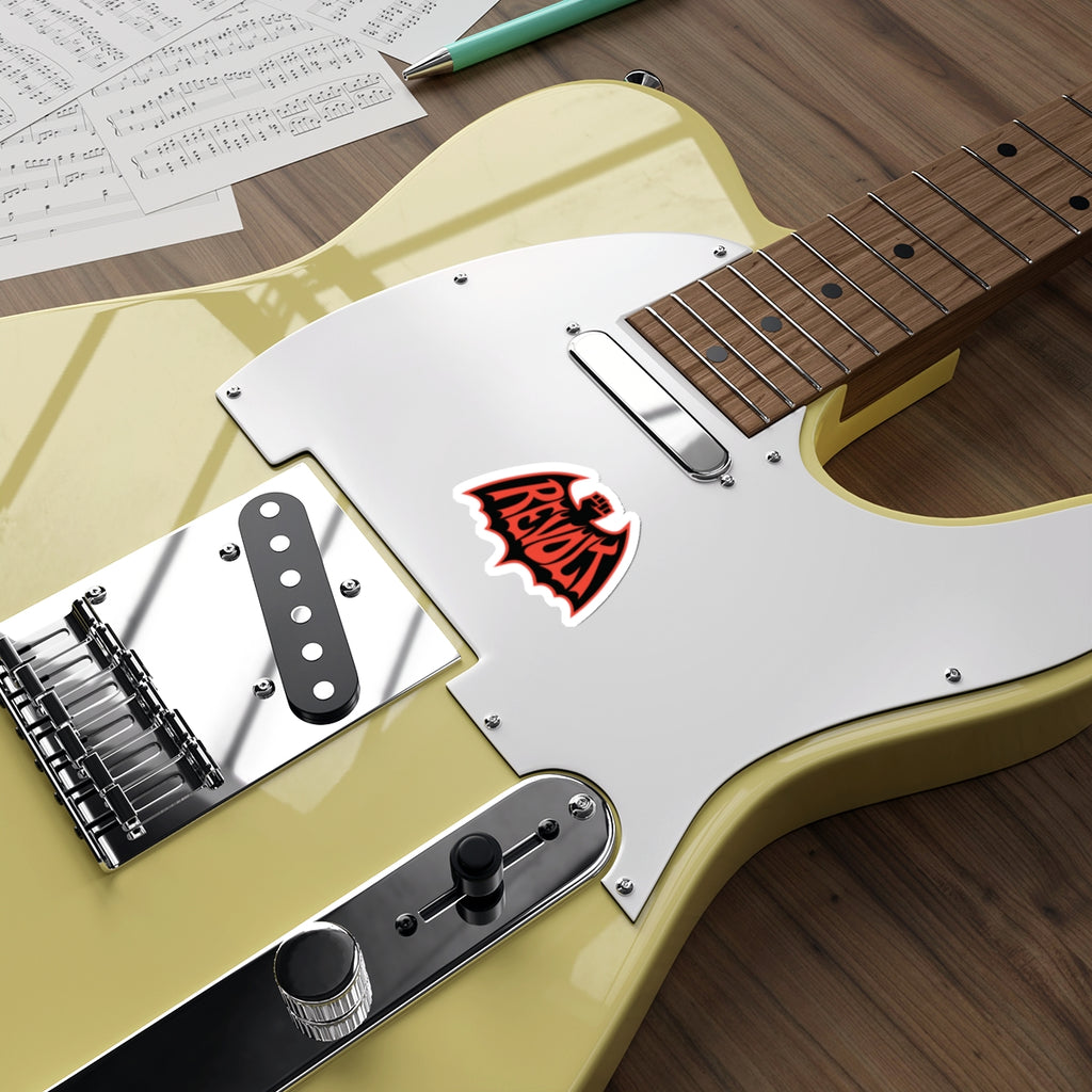 Revolt Bat Die-Cut Sticker — All-City All-Surface- Vinyl Sticker-