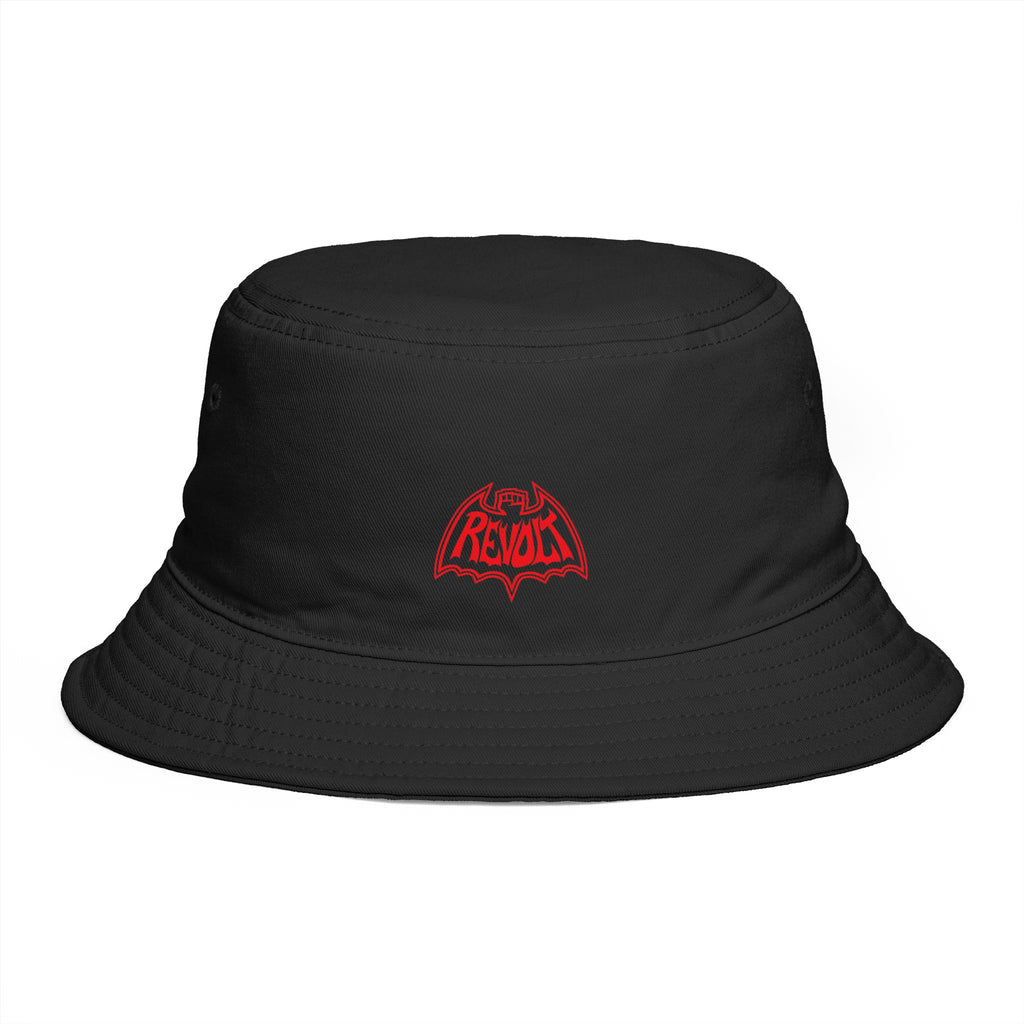 Revo-Bat-Fist Embroidered Bucket Hat