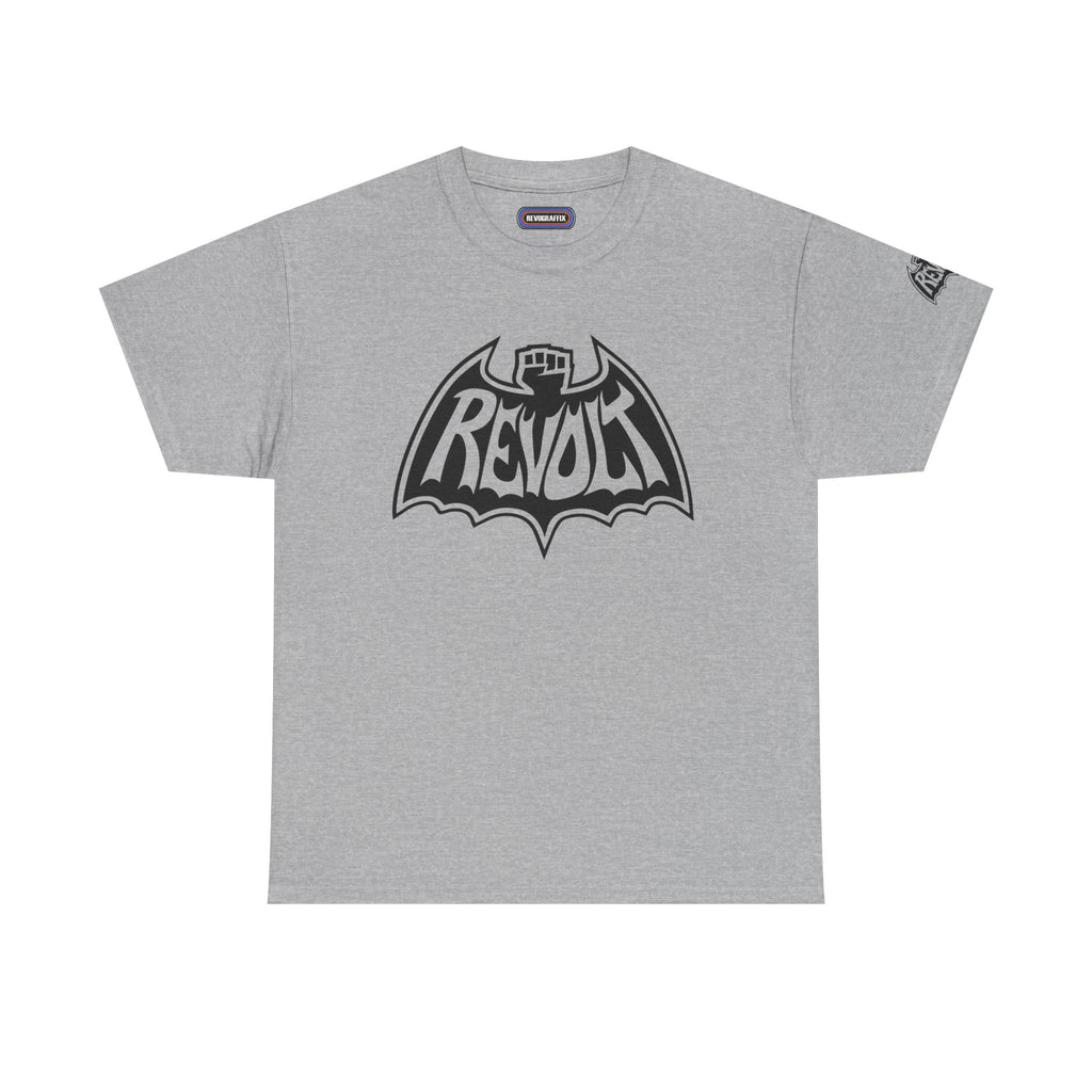 Revolt Bat-Fist Logo T‑Shirt — Graffiti Streetwear Tee