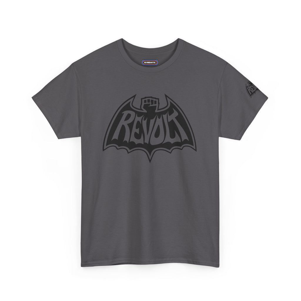 Revolt Bat-Fist Logo T‑Shirt — Graffiti Streetwear Tee
