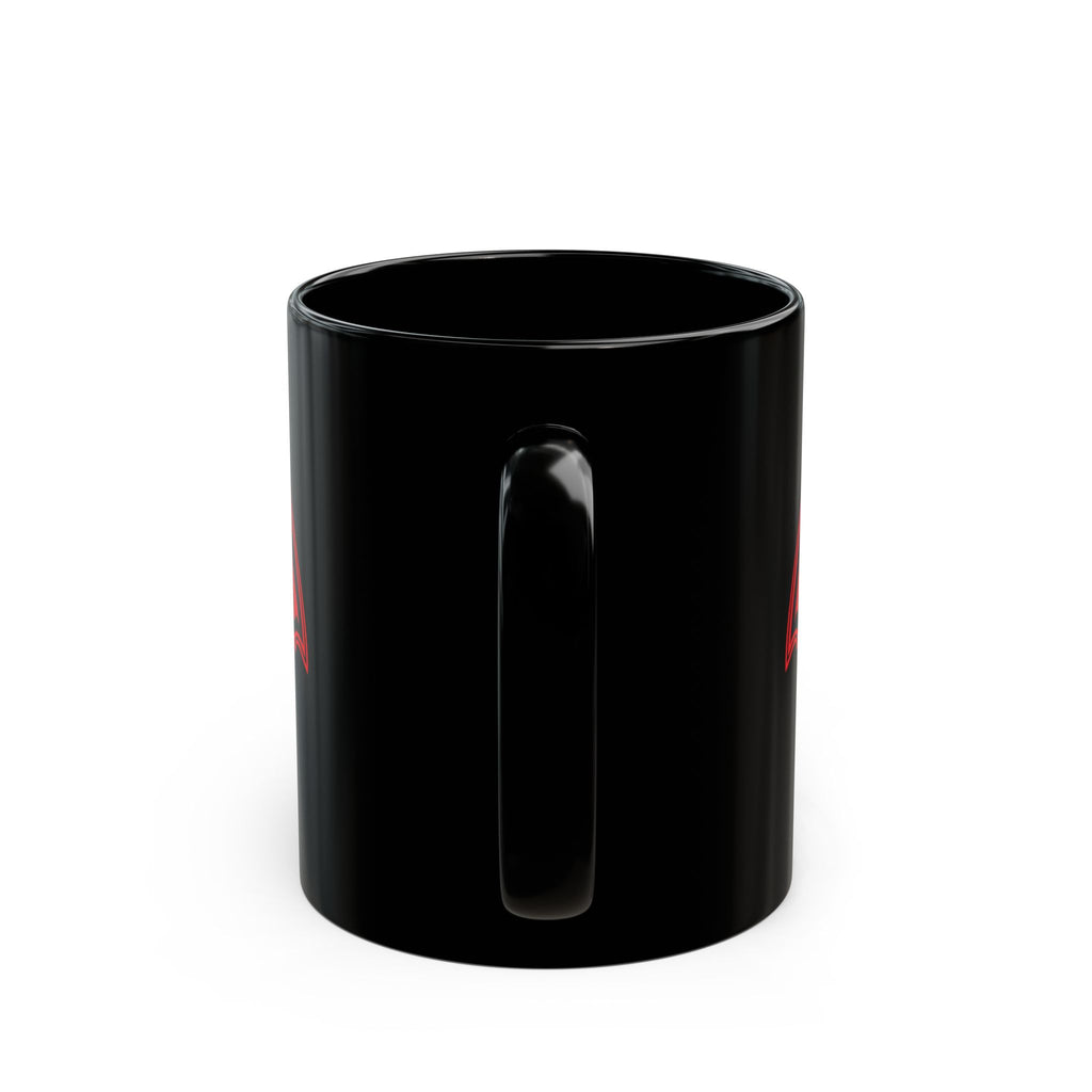 Revolt Graffiti Beyond Red Bat-Fist Logo Black Mug- Gothic Rock Funk Coffee Cup (11oz & 15oz)