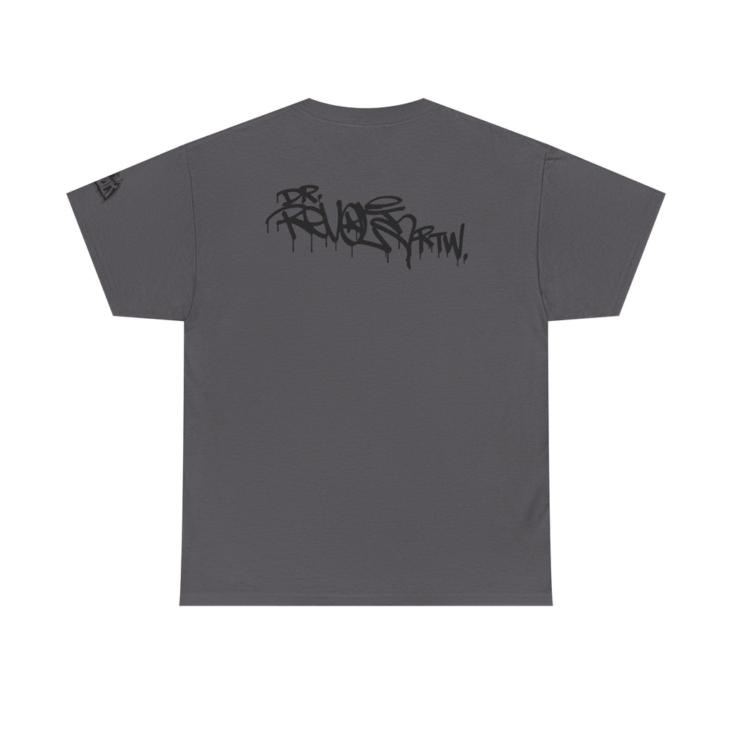 Revolt Bat-Fist Logo T‑Shirt — Graffiti Streetwear Tee