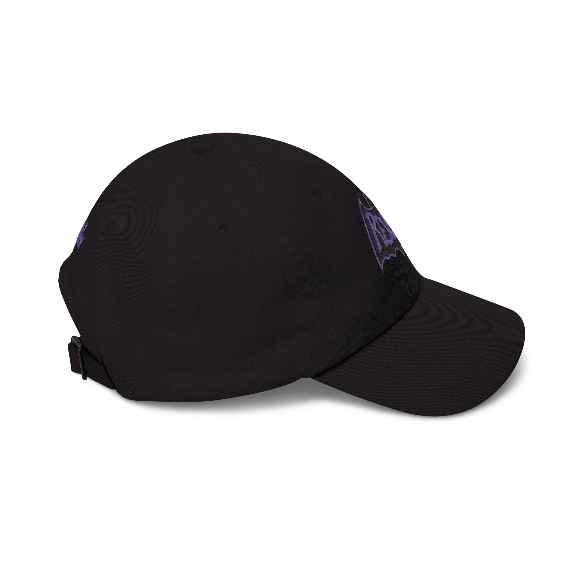 Revo-Bat-Fist Embroidered Baseball Hat — Graffiti Goth Mod Punk Rap Funk Wild Style!