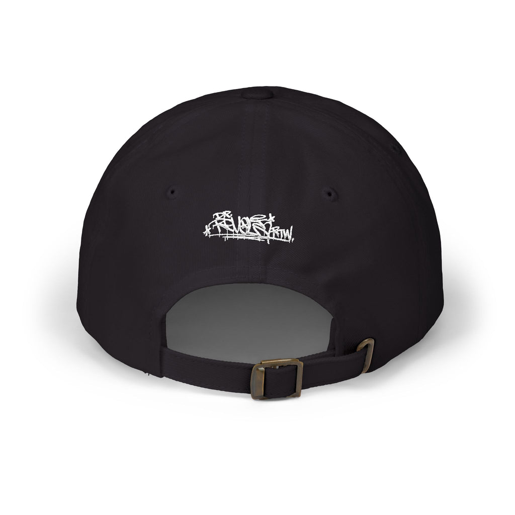 Revo-Bat-Fist Embroidered Baseball Hat — Graffiti Goth Mod Punk Rap Funk Wild Style!