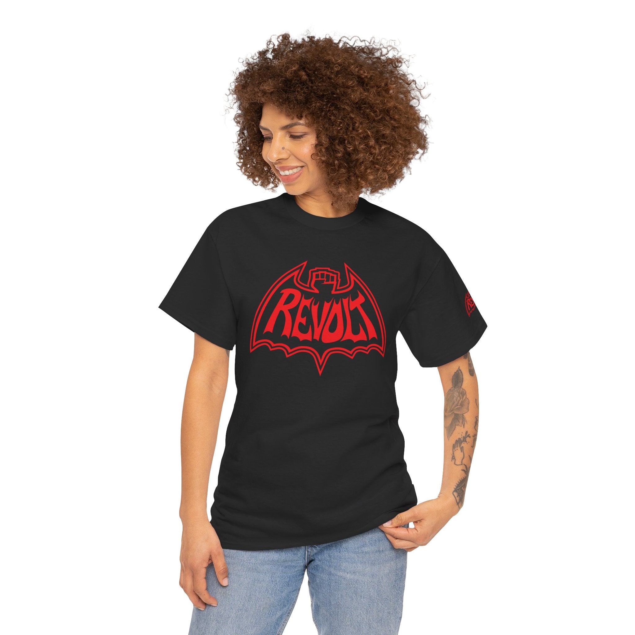 Revolt Bat Logo T‑Shirt — Graffiti Beyond Style-Wear Tee-