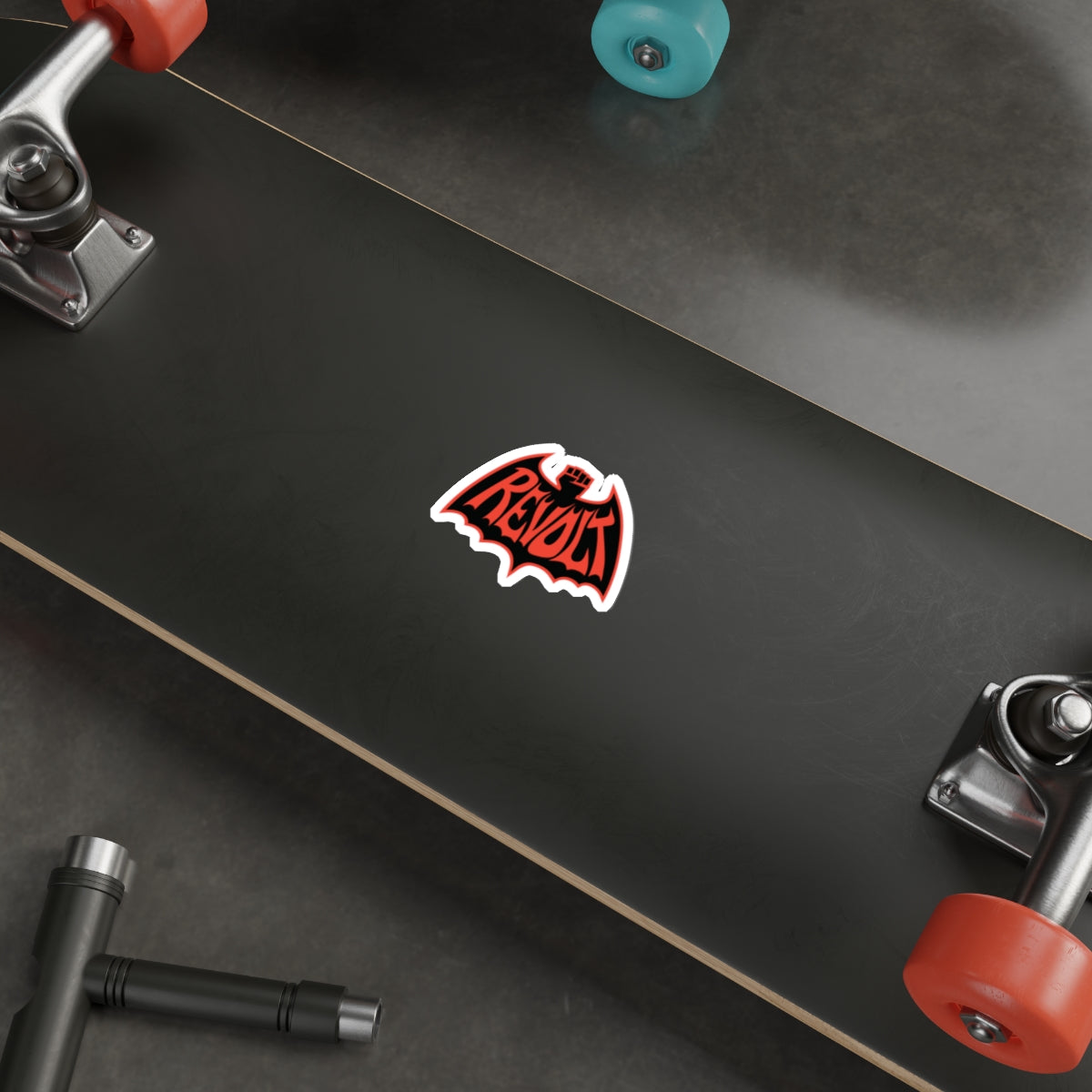 Revolt Bat Die-Cut Sticker — All-City All-Surface- Vinyl Sticker-