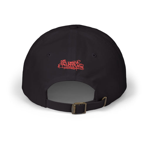 Revo-Bat-Fist Embroidered Baseball Hat — Graffiti Goth Mod Punk Rap Funk Wild Style!