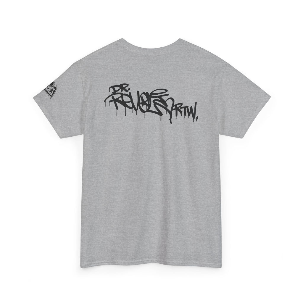 Revolt Bat-Fist Logo T‑Shirt — Graffiti Streetwear Tee