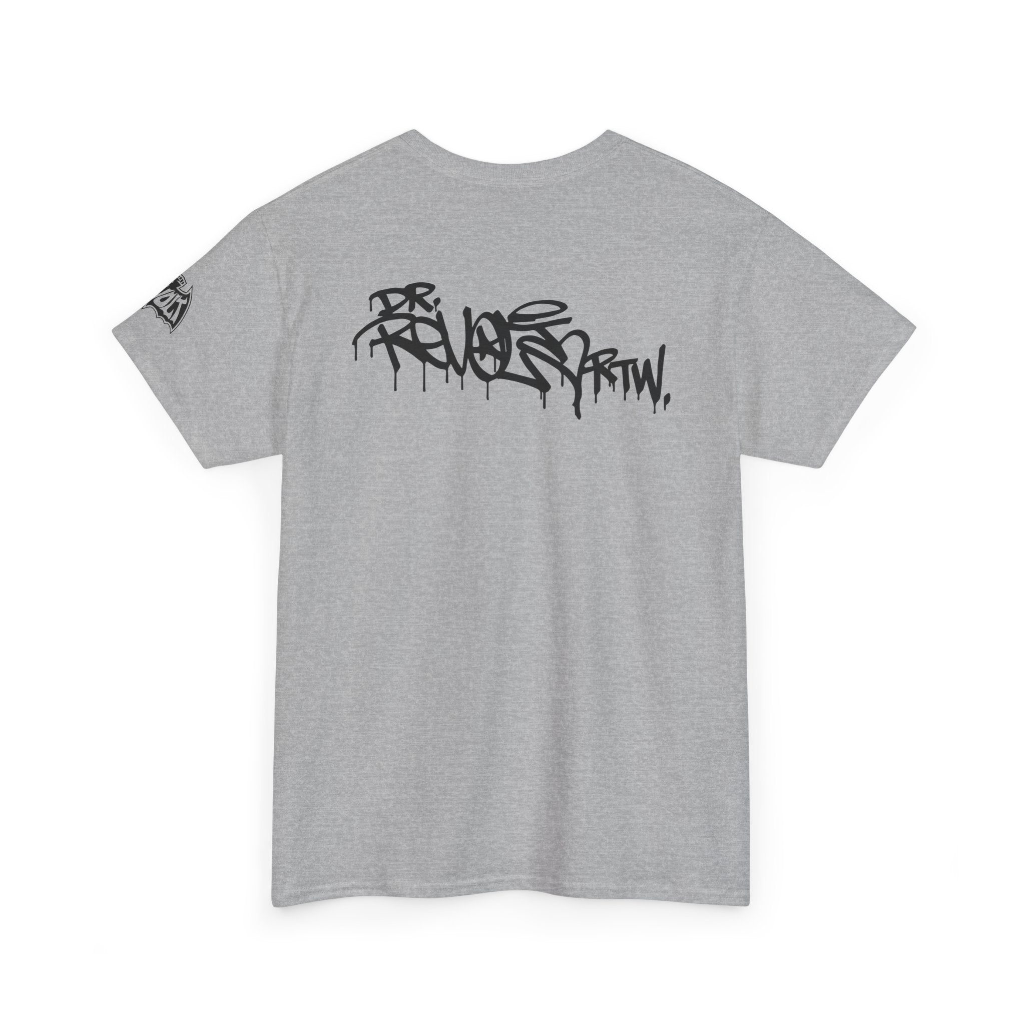 Revolt Bat-Fist Logo T‑Shirt — Graffiti Streetwear Tee