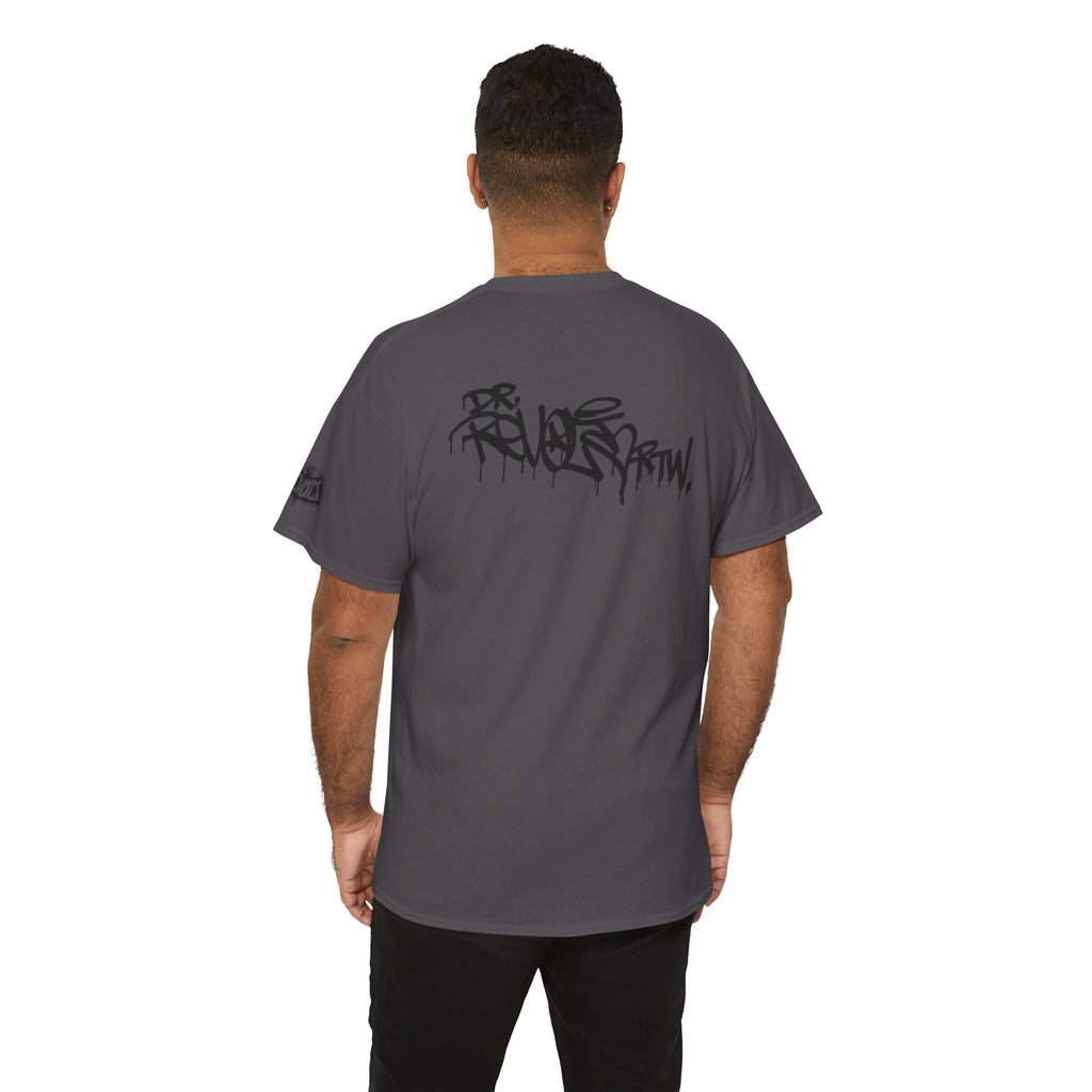 Revolt Bat-Fist Logo T‑Shirt — Graffiti Streetwear Tee