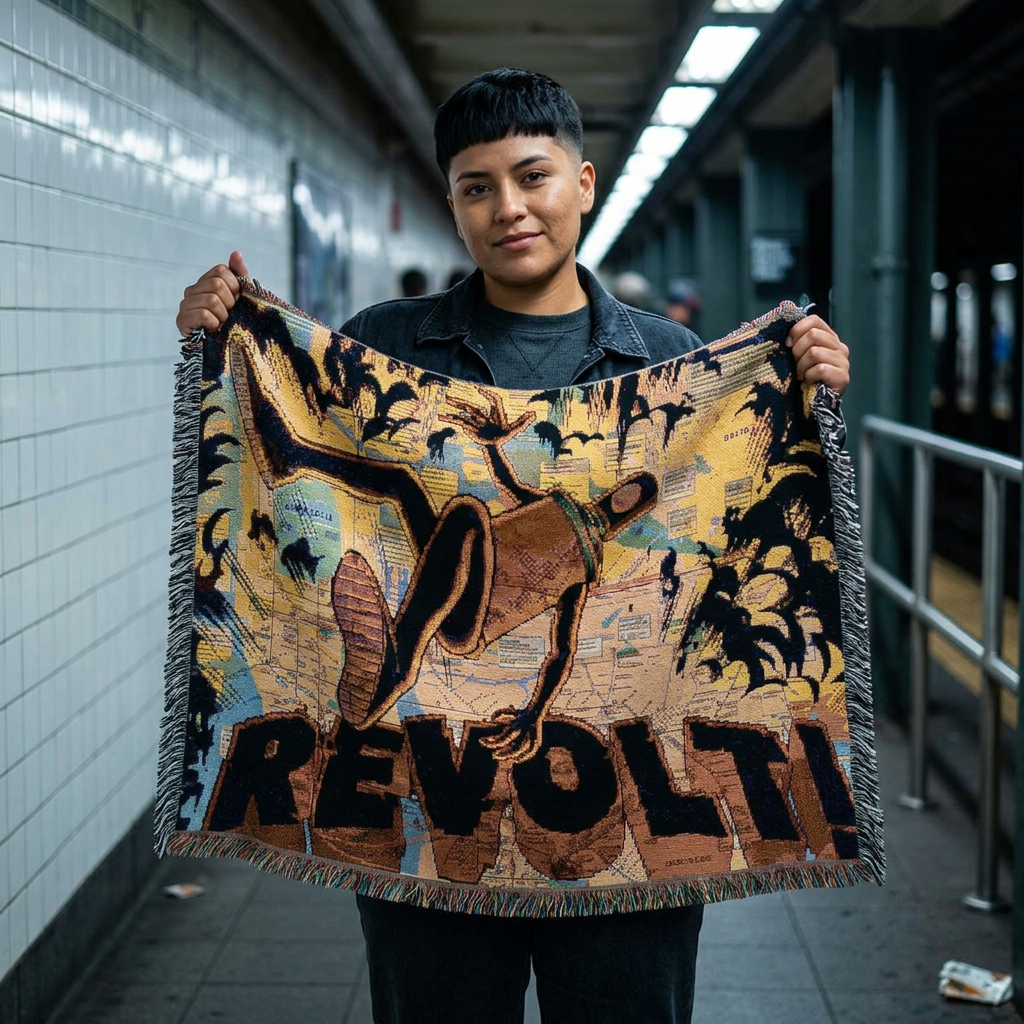 REVʘLTWÜRX! Explosion Throw Blanket — Boom-Boom!!