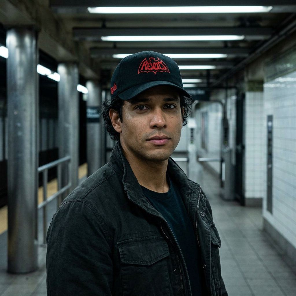 Dad Cap — Revolt Bat-Fist Logo Embroidered "Bad Dad" Hat