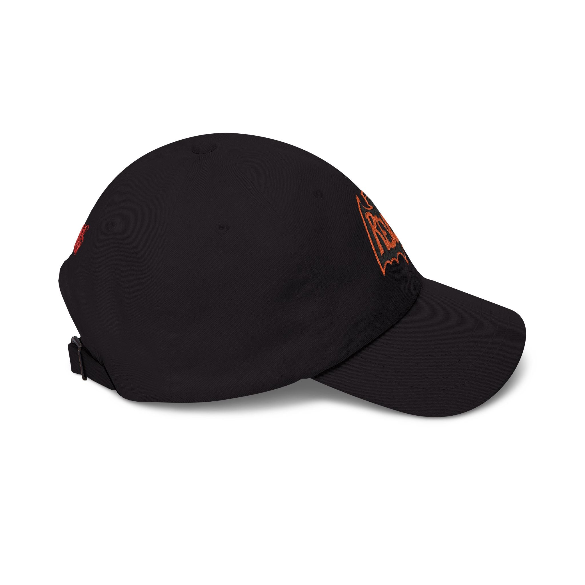 Revo-Bat-Fist Embroidered Baseball Hat — Graffiti Goth Mod Punk Rap Funk Wild Style!