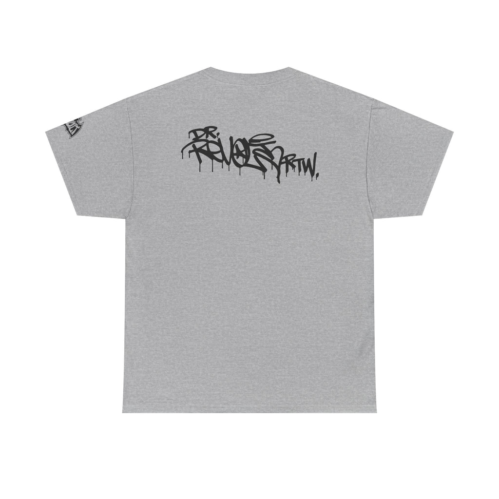 Revolt Bat-Fist Logo T‑Shirt — Graffiti Streetwear Tee