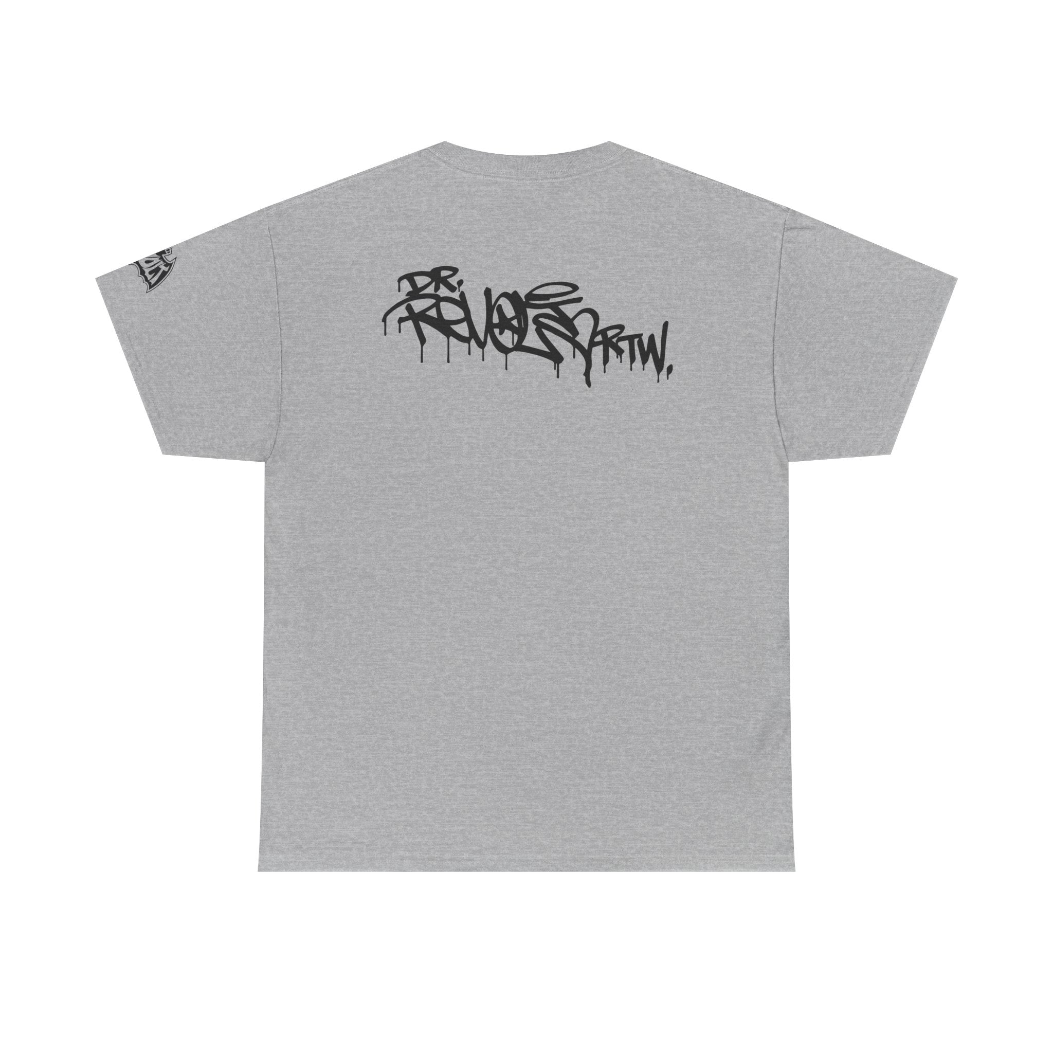 Revolt Bat-Fist Logo T‑Shirt — Graffiti Streetwear Tee