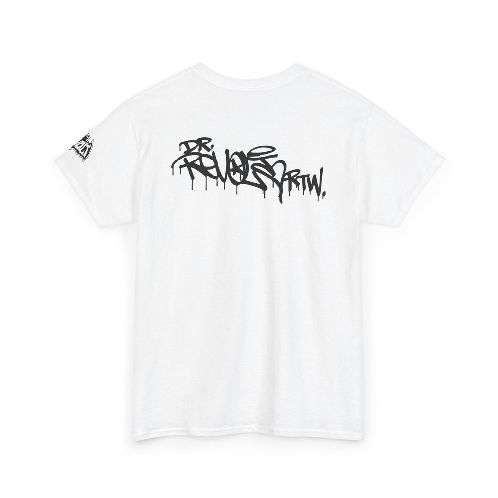 Revolt Bat-Fist Logo T‑Shirt — Graffiti Streetwear Tee