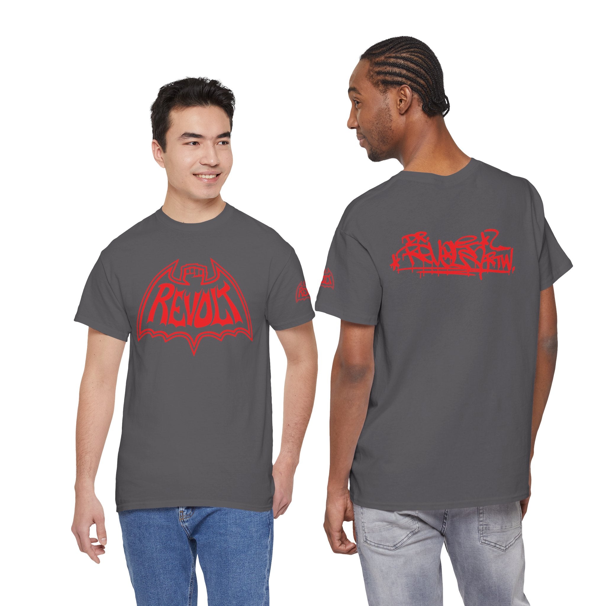 Revolt Bat Logo T‑Shirt — Graffiti Beyond Style-Wear Tee-