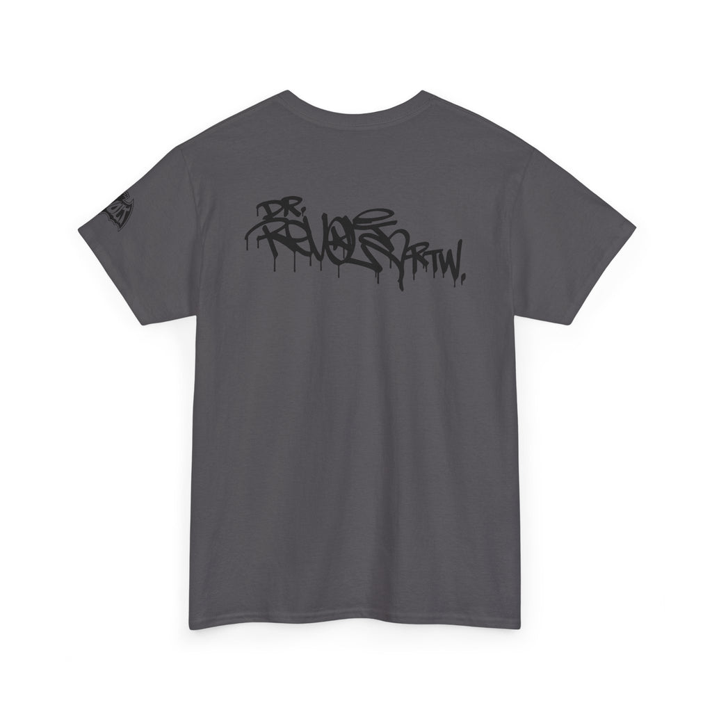 Revolt Bat-Fist Logo T‑Shirt — Graffiti Streetwear Tee