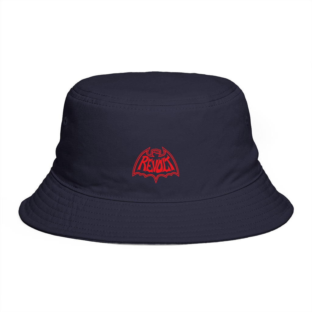 Revo-Bat-Fist Embroidered Bucket Hat