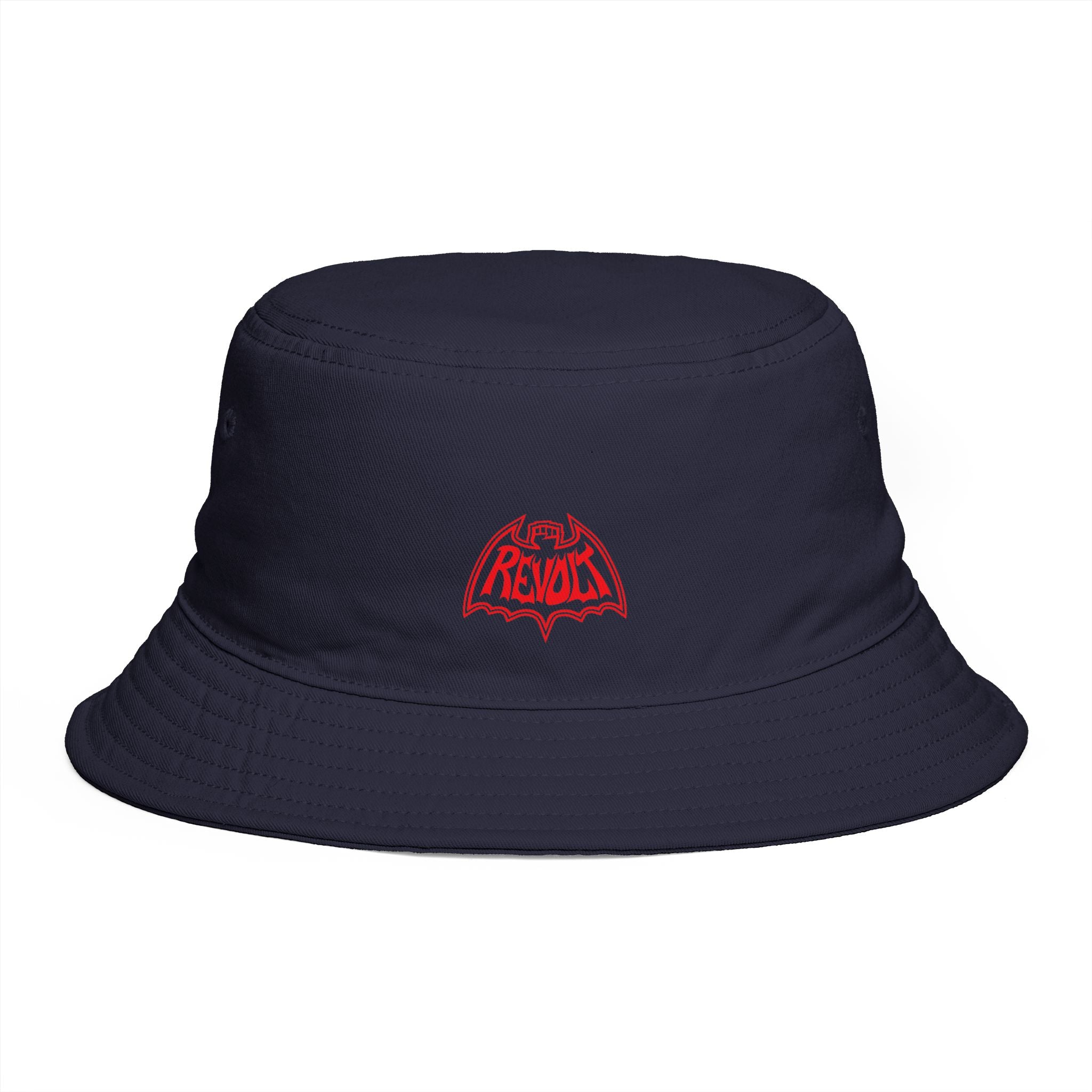 Revo-Bat-Fist Embroidered Bucket Hat