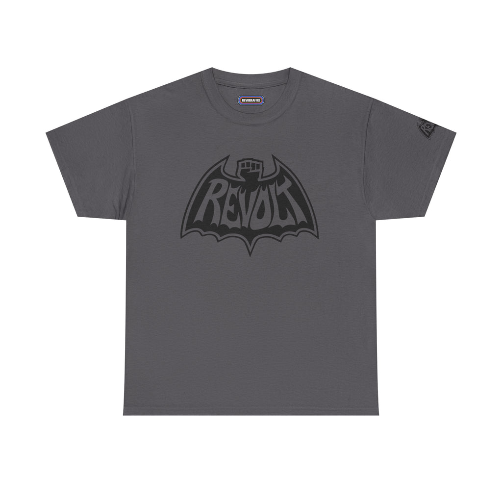 Revolt Bat-Fist Logo T‑Shirt — Graffiti Streetwear Tee